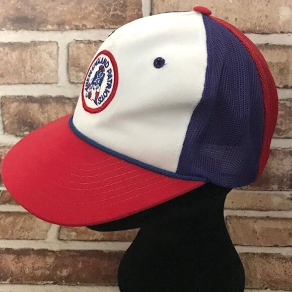 VTG 1960s NEW ENGLAND PATRIOTS THROWBACK RETRO CAP NFL TRUCKER HAT MESH SNAPBACK - Picture 3 of 9